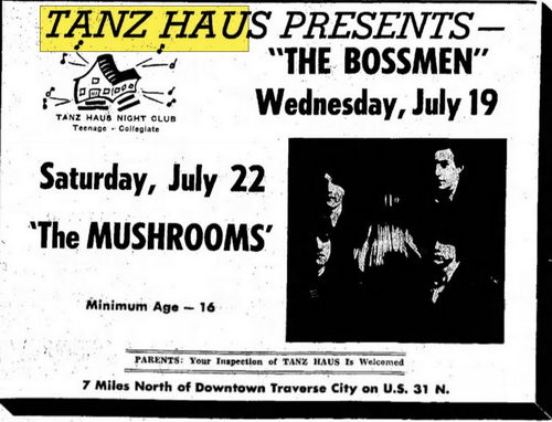 Tanz Haus (Tanz Haus Club, TanzHaus) - July 1967 Ad